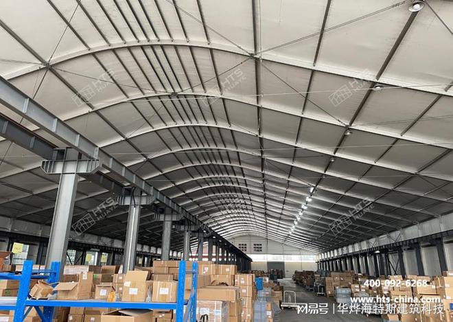 ng28相信品牌的力量物流仓储大棚篷房为企业供给了灵敏、高效、经济的仓储空间(图1)